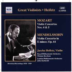 Mendelssohn: Violin Concertos CD