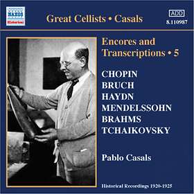 Casals Pablo: Encores and transcriptions vol 5