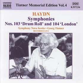 Haydn: Symphonies Nos 103 & 104 (Tintner) CD