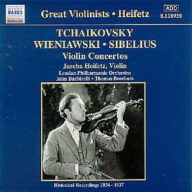 Tjajkovskij/Wieniawski/Sibelius: Violinkonserter