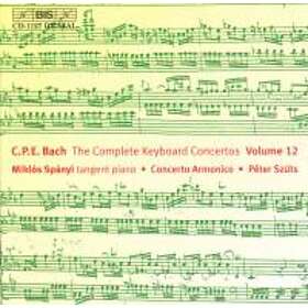 Bach CPE: Complete Keyboard Concertos Vol 12 CD