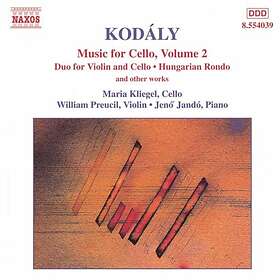 Kodaly: Musik För Cello Vol 2