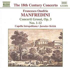 Manfredini Francesco Onofrio: Concerti Grossi CD