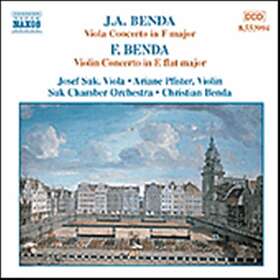 Benda: Viola & Violin Concertos CD