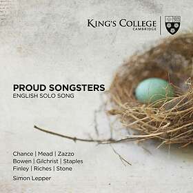 Proud Songsters: English Solo Song CD