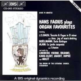 Fagius Hans: Plays organ favourites