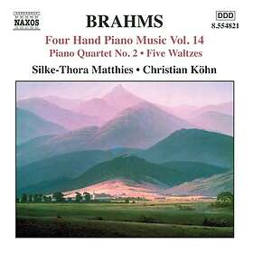 Brahms: Fyrhändig Pianomusik Vol 14