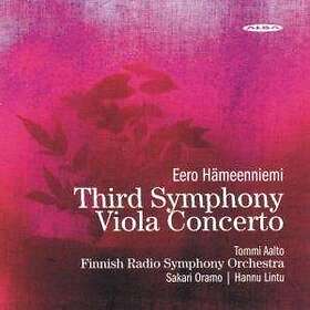 Hämeenniemi Eero: Symphony No 3 / Viola Conc... CD