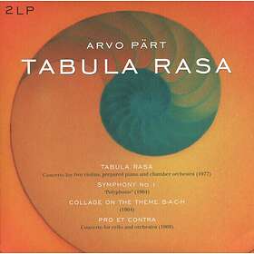 Pärt Arvo: Tabula Rasa (Vinyl)