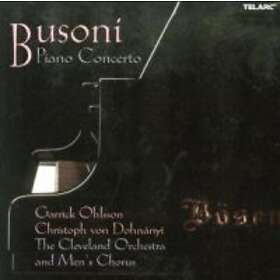 Busoni: Piano Concerto In D Major (Von Dohnanyi) CD