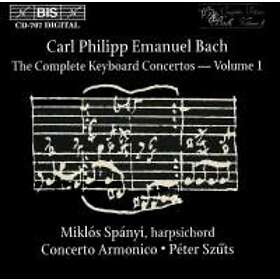 Bach CPE: Keyboard Concertos Vol 1 CD