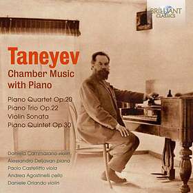 Teneyev: Chamber Music With Piano CD