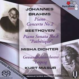 Brahms/Beethoven: Piano Concerto 2 / Sonata 8 CD