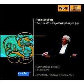 Staatskapelle Dresden Orchestra, Sir Colin Davis Schubert: Symphony No 9 CD