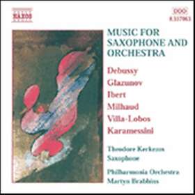 Saxophone And Orchestral Music CD