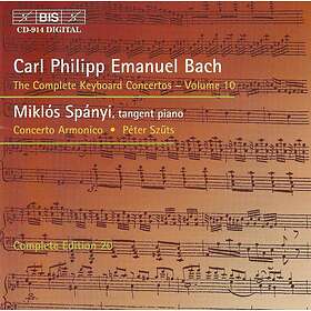 Bach CPE: Keyb Concertos Vol 10 CD