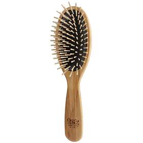 TEK Big Oval Hair Brush With Short Wooden Pins