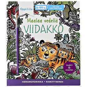 Maalaa vedellä VIIDAKKO -puuhakirja 6-99 v