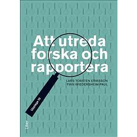 Att Utreda Forska Och Rapportera - Find Den Bedste Pris På Prisjagt