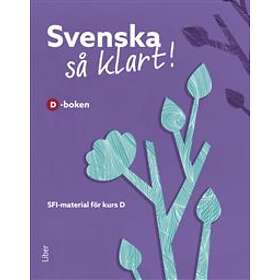 Svenska Så Klart! D-boken Sfi Svenska För Invandrare - Hitta Bästa Pris ...