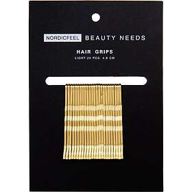 NordicFeel Beauty Needs Hair Grips Light 24pcs 4 8cm