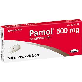 Takeda Pharma Pamol 500mg 20 Tabletter