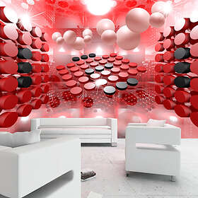 Arkiio Fototapet Playing In Red And Black in red and black 350x245