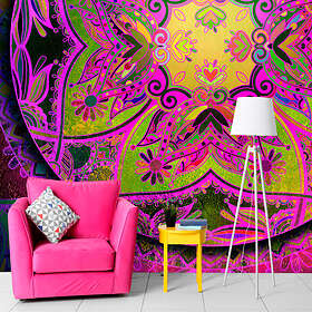 Arkiio Fototapet Mandala: Pin Pink Expression 350x245