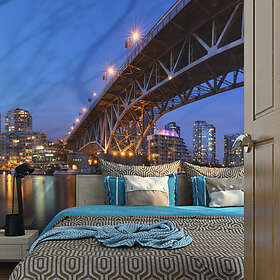 Arkiio Fototapet Granville Bridge Vancouver Canada (Canada) 350x270
