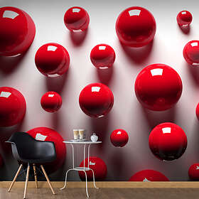 Arkiio Fototapet Red Balls 300x210