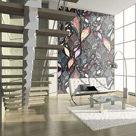 Arkiio Fototapet Höstlöv På Svart Bakgrund på svart bakgrund 350x270