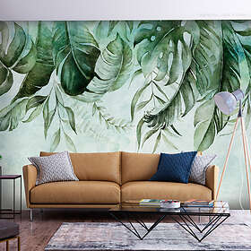 Arkiio Fototapet Green Story Självhäftande fototapet 196x140