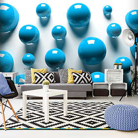 Arkiio Fototapet Blue Balls 300x210