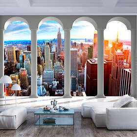 Arkiio Fototapet Pillars And New York and 300x210