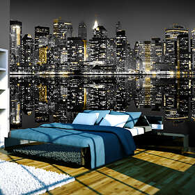 Arkiio Fototapet Guld Och Silver Nyc och silver NYC 250x193