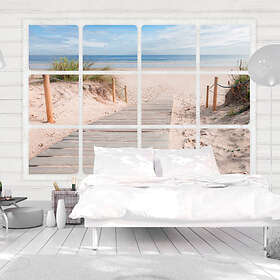 Arkiio Fototapet Window & Beach beach 350x245
