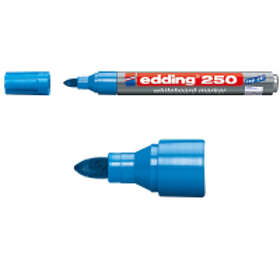 Edding 250 Whiteboardpenna Rund (ljus(blå))