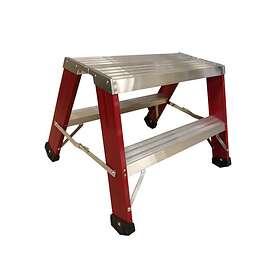 Skeppshultstegen 862012 Arbetsbock 2 steg 475 mm Röd
