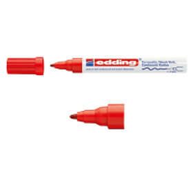 Edding 4040 Merkepenn Permanent 1,0-2,0mm (röd)