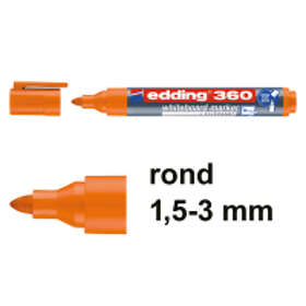 Edding 360 Whiteboardpenna Rund (orange)