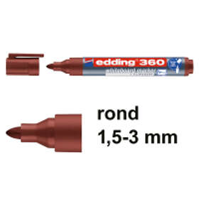 Edding 360 Whiteboardpenna Rund (brun)