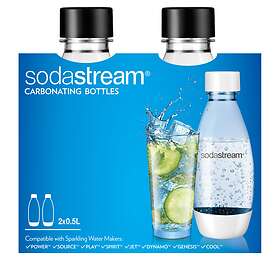 SodaStream Duo Fuse PET-flaskor 2x0,5L