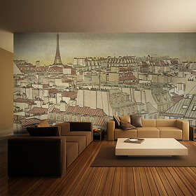 Arkiio Fototapet XXL Good bye Paris! 550x270 cm