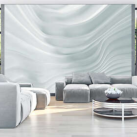 Arkiio Fototapet Waving White 350x245