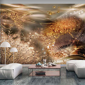 Arkiio Fototapet Dandelions' World Gold (Gold) 300x210