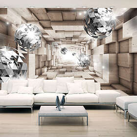 Arkiio Fototapet In A Wooden Tunnel 300x210