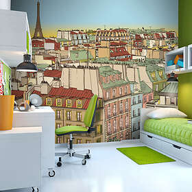 Arkiio Fototapet God Morgon Paris! morgon 400x309