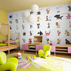 Arkiio Fototapet XXL Learning by playing animals 550x270 cm (animals)
