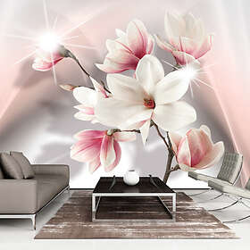 Arkiio Fototapet XXL White Magnolias II 500x280 cm