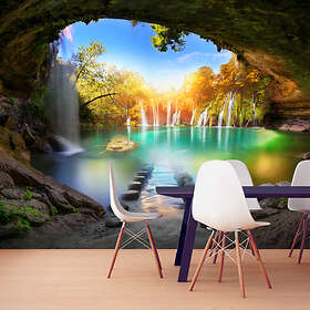 Arkiio Fototapet Turquoise Lake 350x245